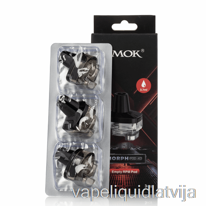 Smok Morph Pod-40 Nomaiņas Pākstis [rpm] 3,7 Ml Morph Pod-40 Pods Vape šķidrums